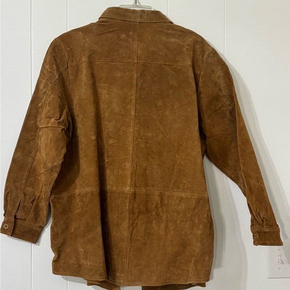 Allison Woods Suede Vintage 90s Button Down Western Jacket Size XL NWOT - Picture 7 of 15